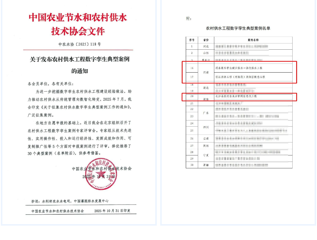 热烈祝贺！koo钱包3个项目荣登水利部《农村供水数字孪生典型案例》(图1)